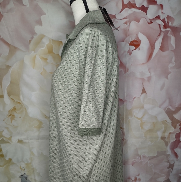 NWT Taylor & Henry Vintage Swift Dry Polo Short Sleeve Shirt - Fill Heather - Picture 5 of 8